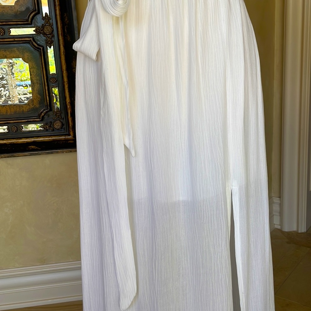 Elan long white dress - Picture 3 of 9